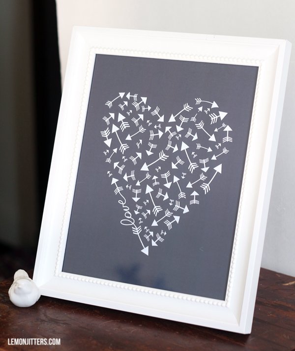 love heart print2